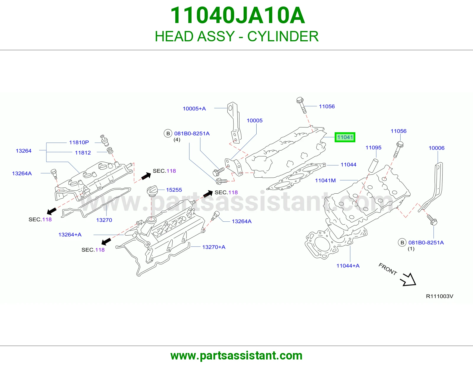 HEAD ASSY - CYLINDER