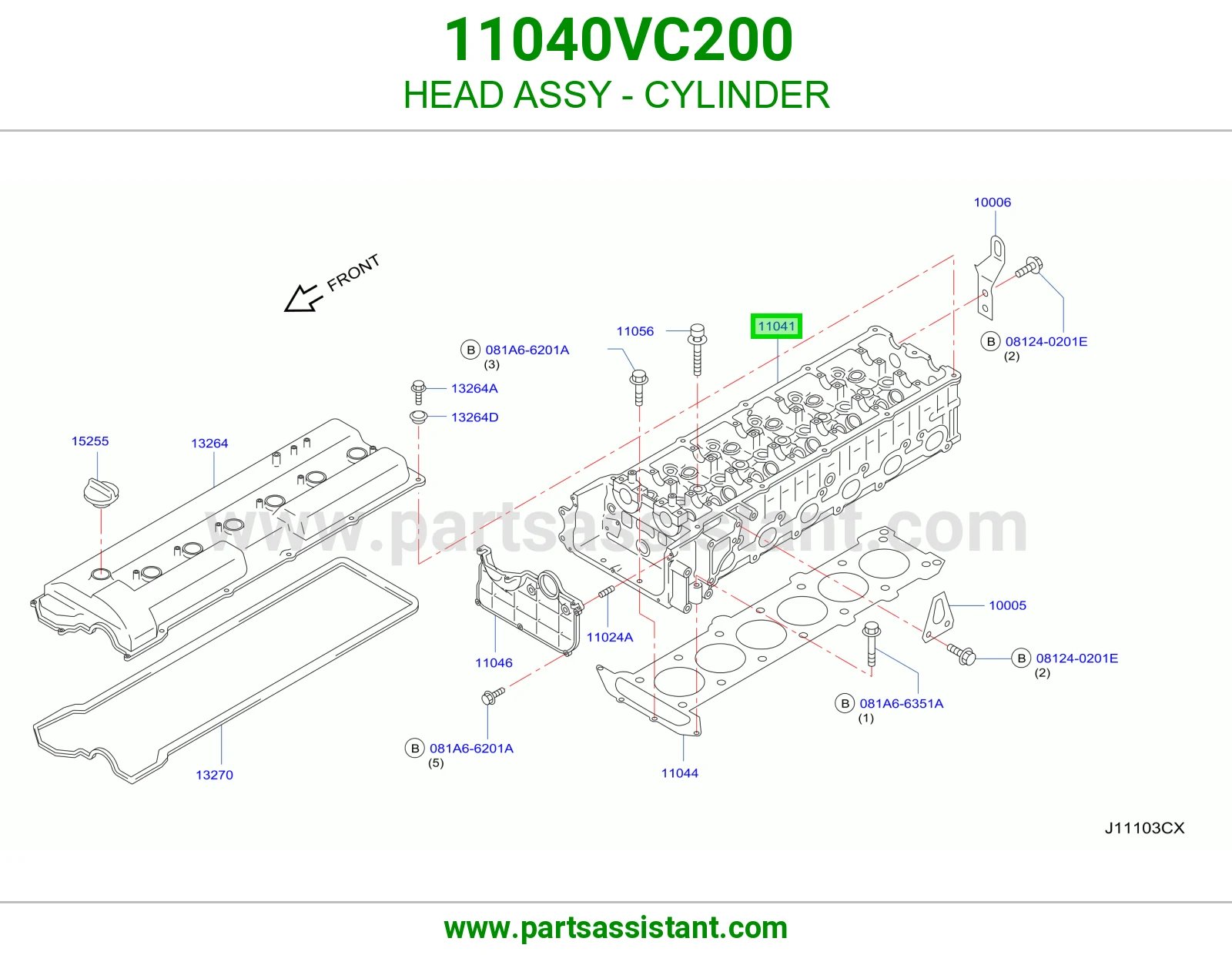 HEAD ASSY - CYLINDER