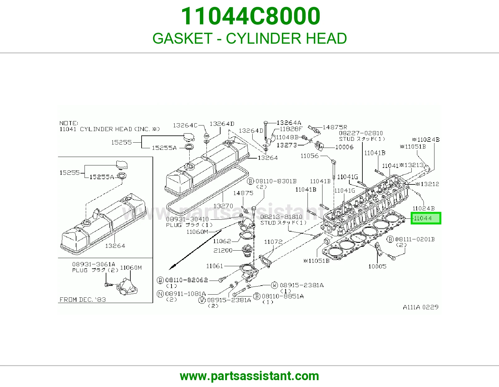 GASKET - CYLINDER HEAD