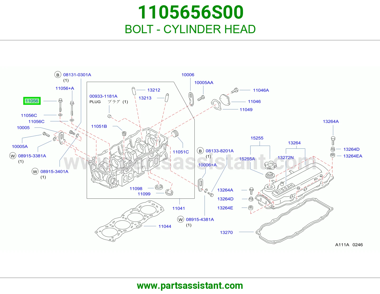 BOLT - CYLINDER HEAD