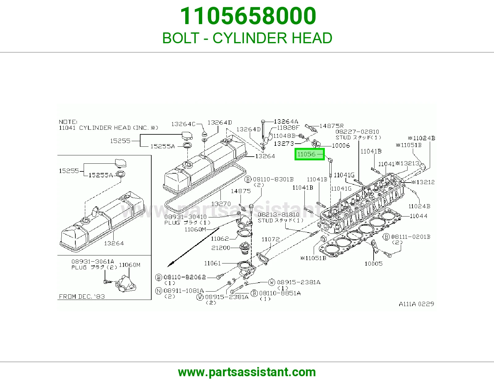 BOLT - CYLINDER HEAD