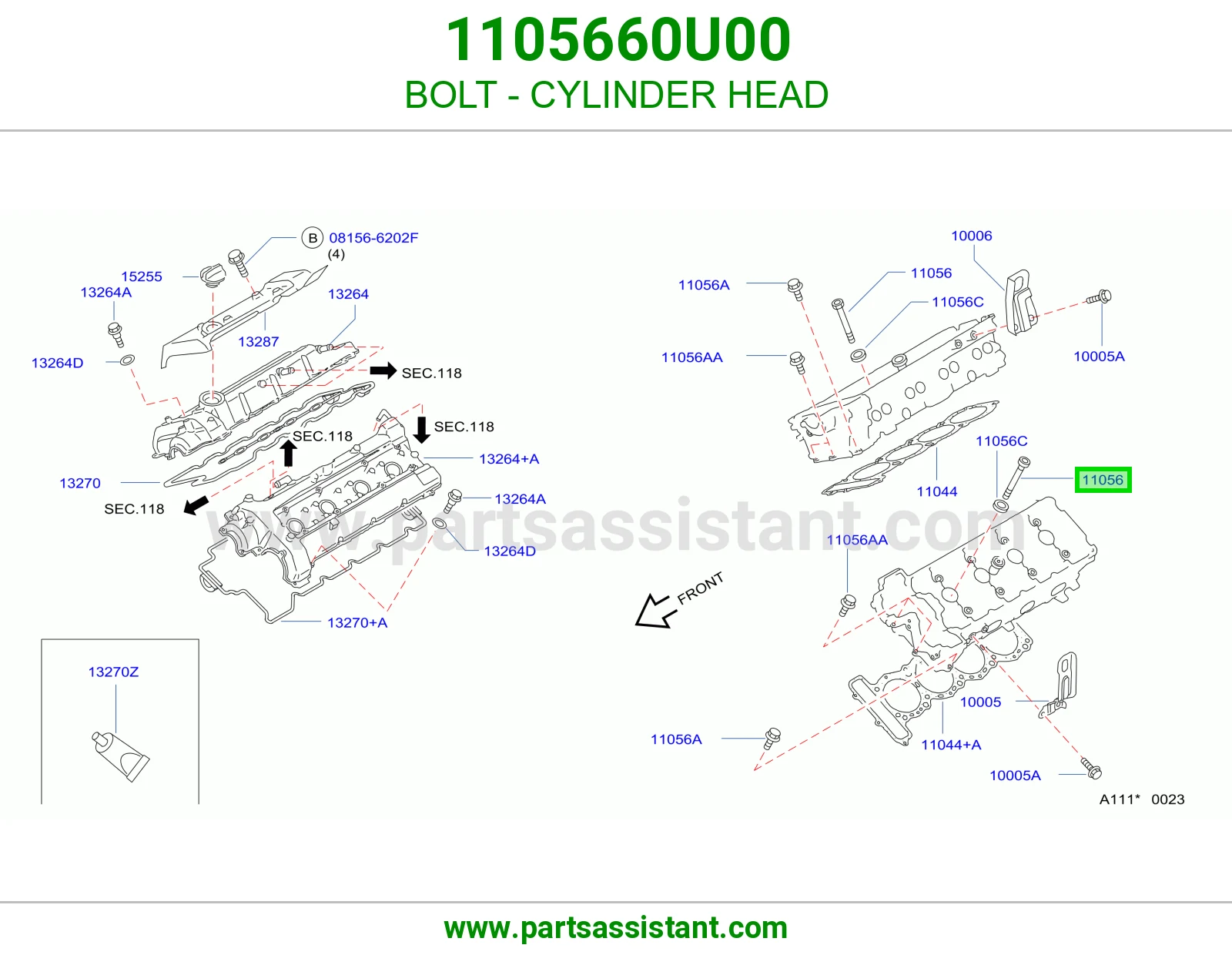 BOLT - CYLINDER HEAD