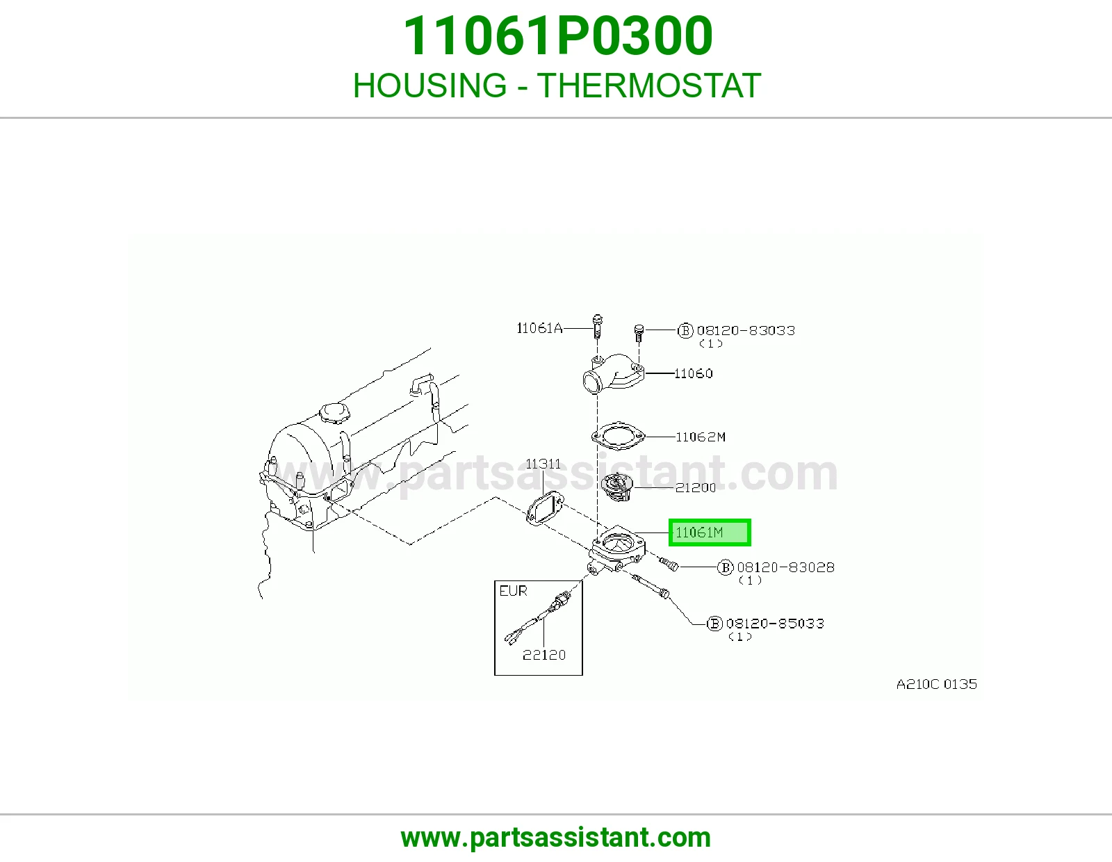 HOUSING - THERMOSTAT