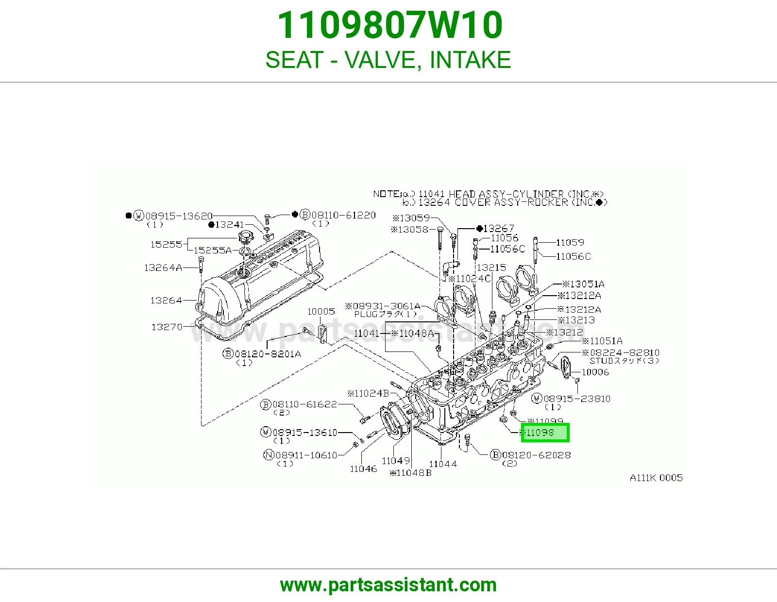 SEAT - VALVE, INTAKE