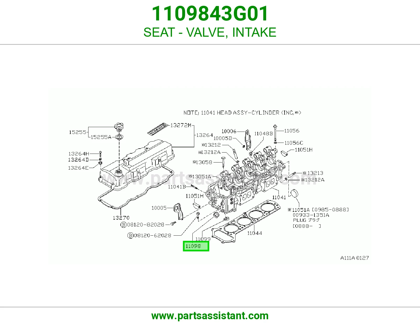 SEAT - VALVE, INTAKE