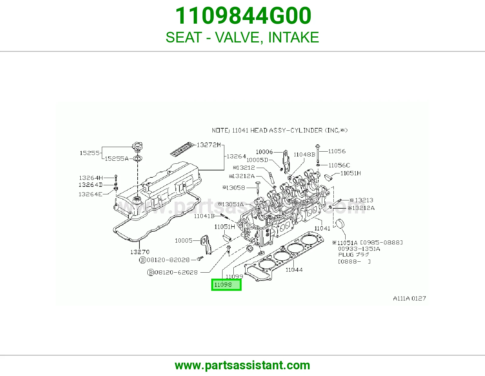 SEAT - VALVE, INTAKE