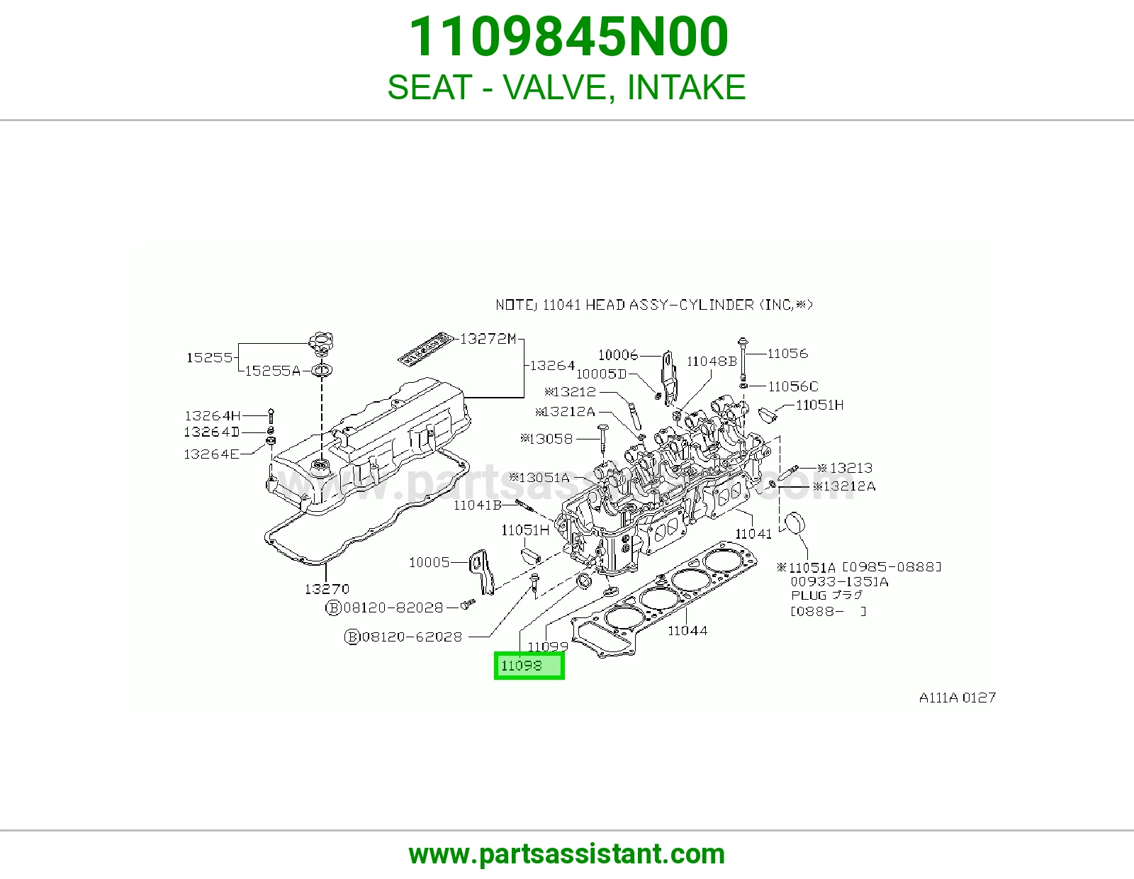 SEAT - VALVE, INTAKE