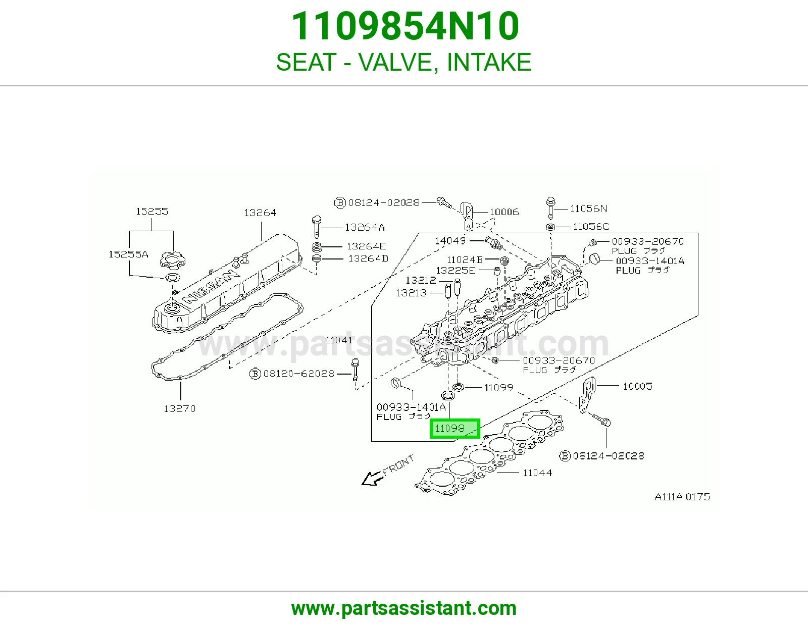 SEAT - VALVE, INTAKE