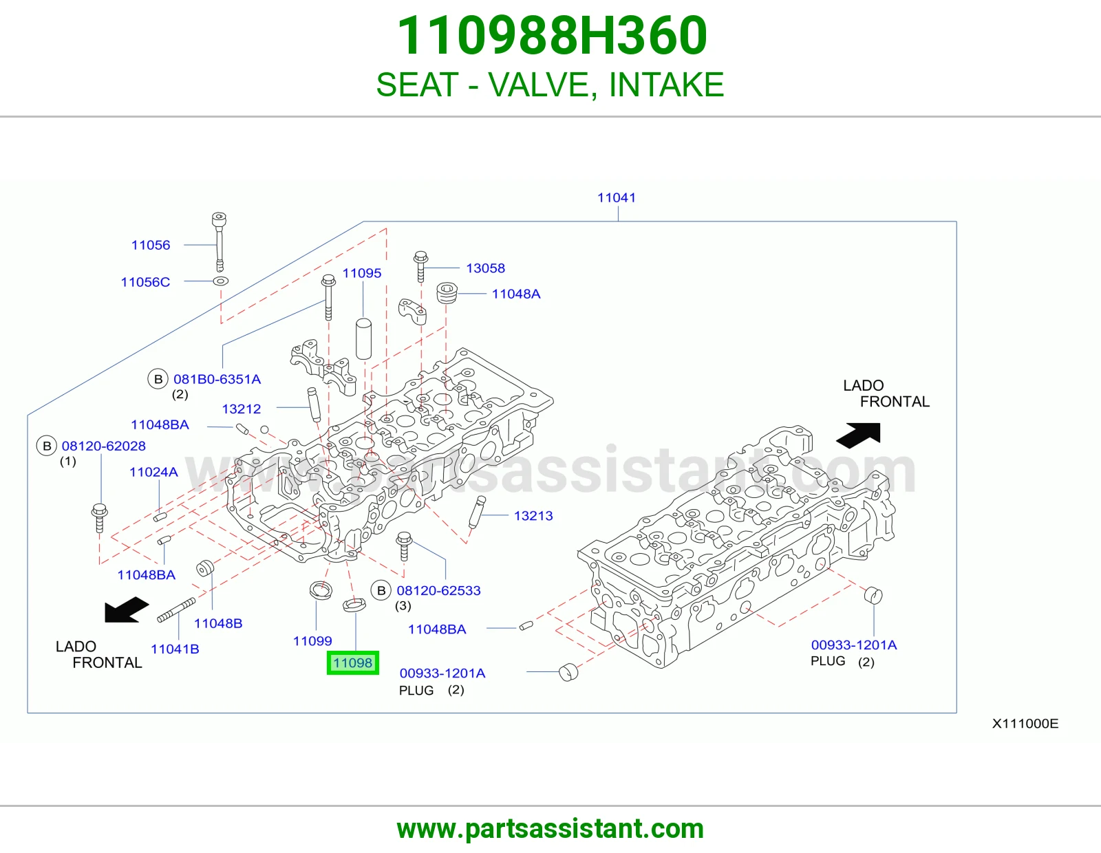 SEAT - VALVE, INTAKE