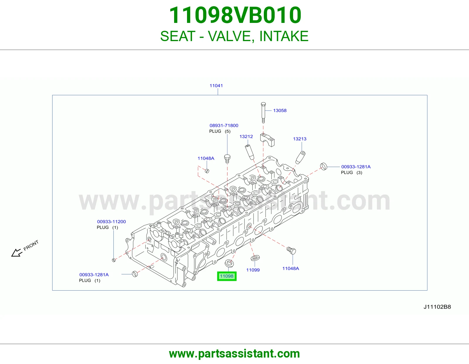 SEAT - VALVE, INTAKE
