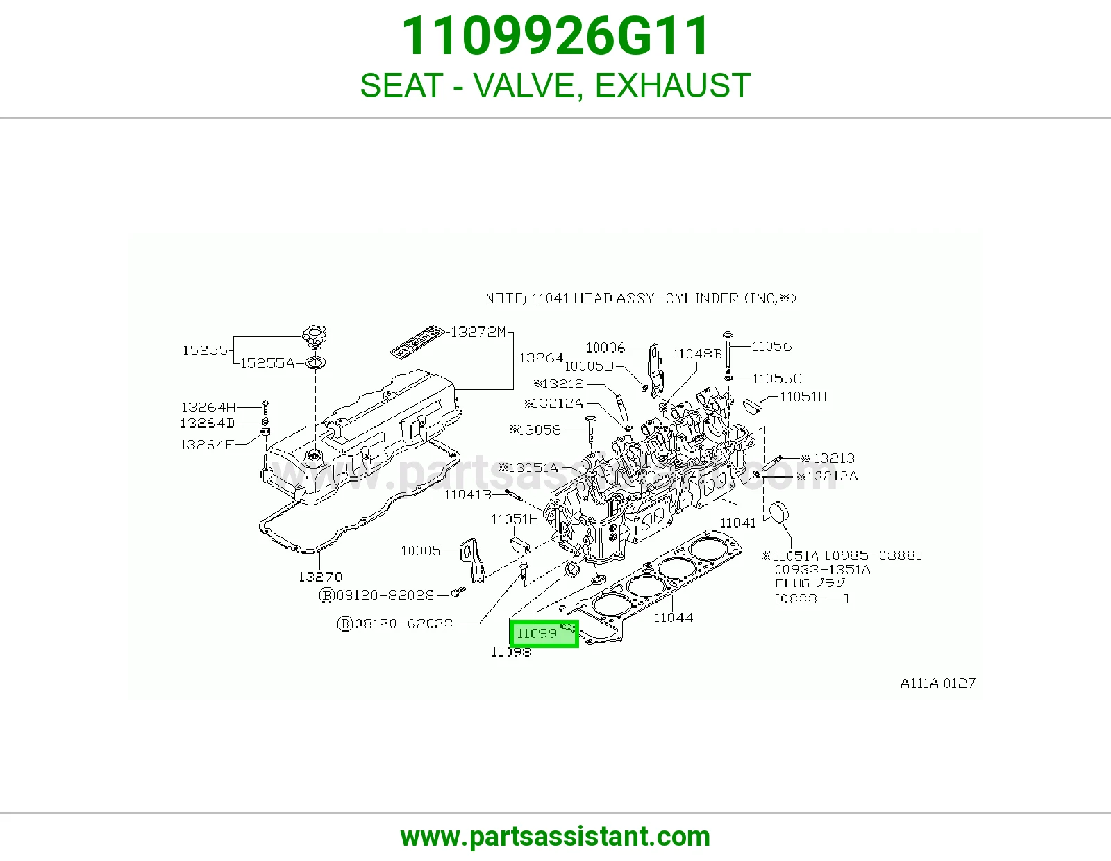 SEAT - VALVE, EXHAUST