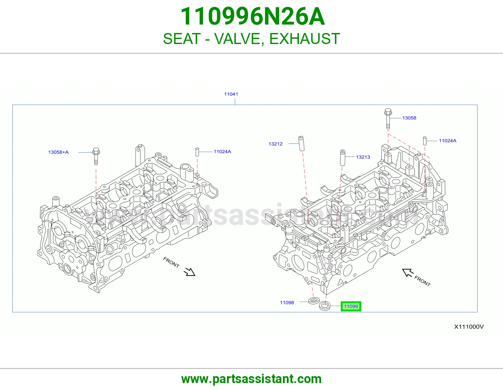 SEAT - VALVE, EXHAUST
