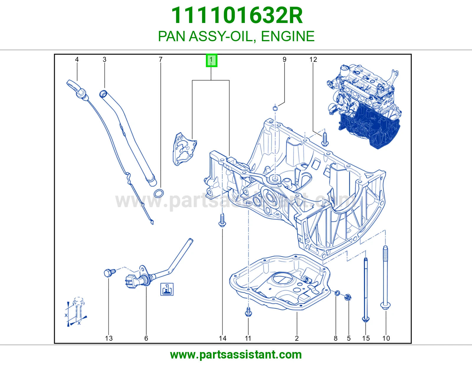 PAN ASSY-OIL, ENGINE