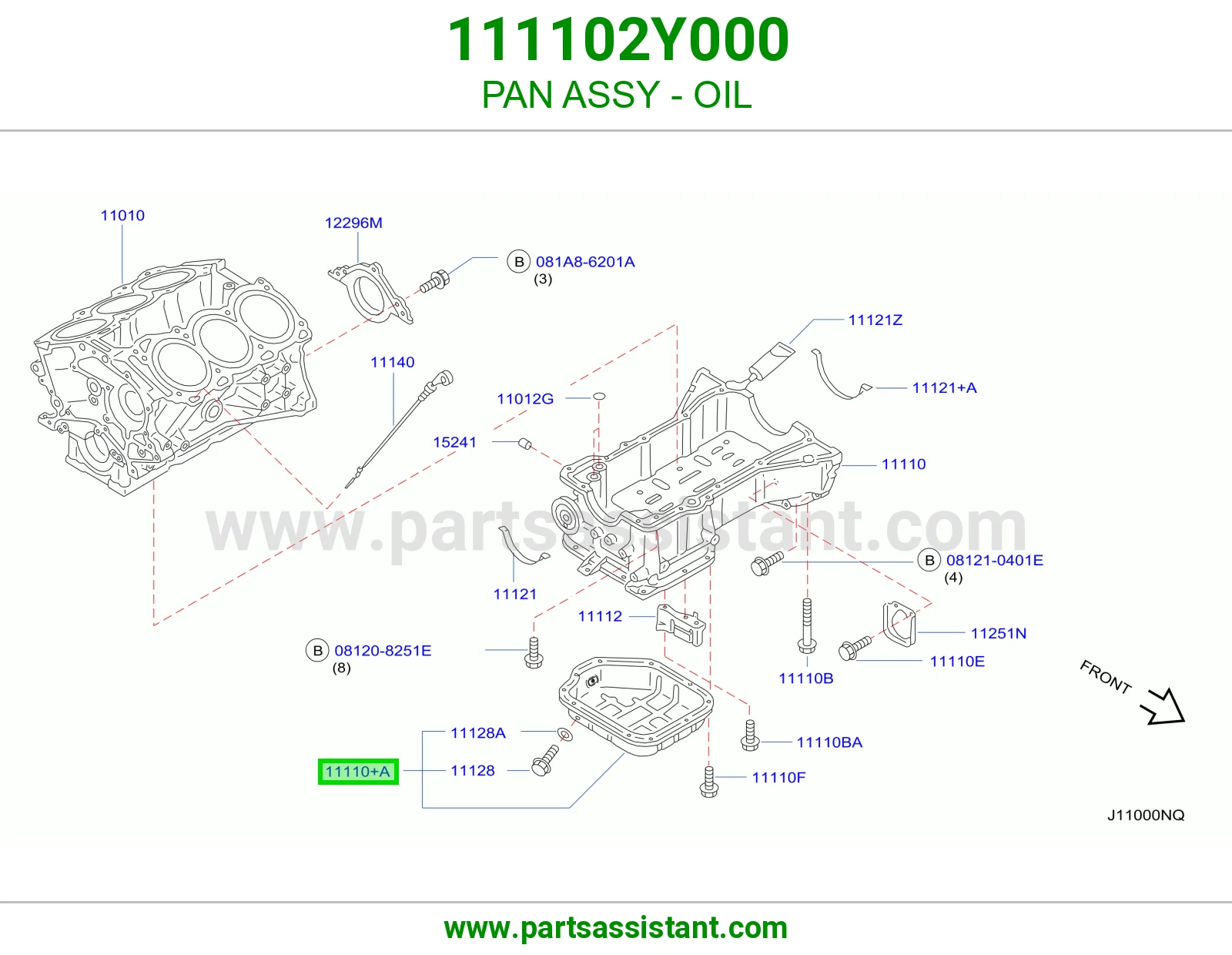 PAN ASSY - OIL