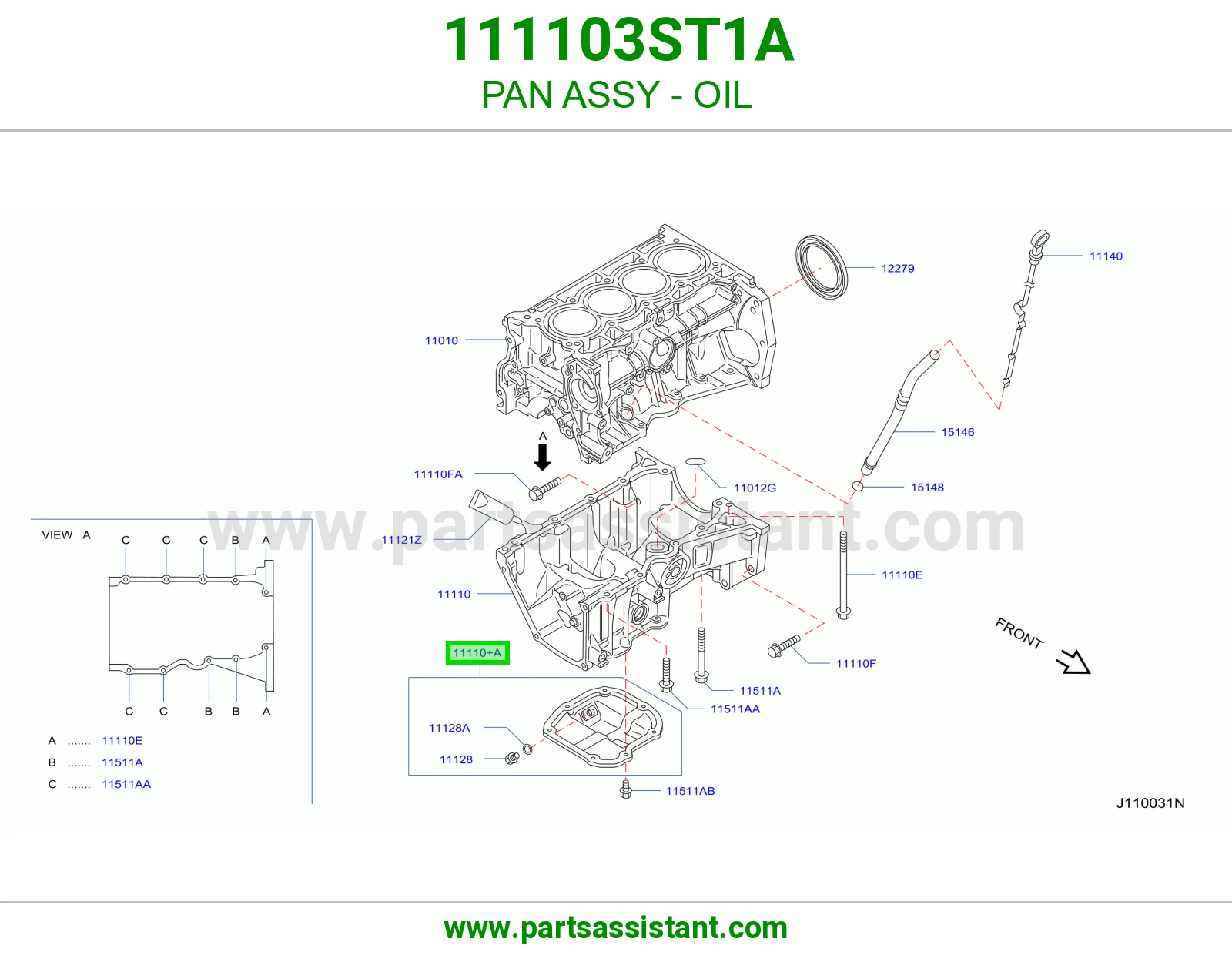 PAN ASSY - OIL