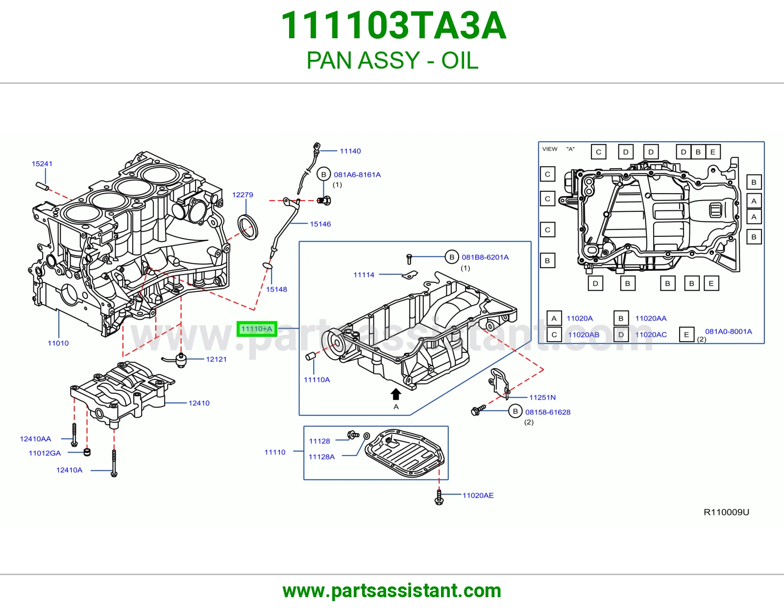 PAN ASSY - OIL