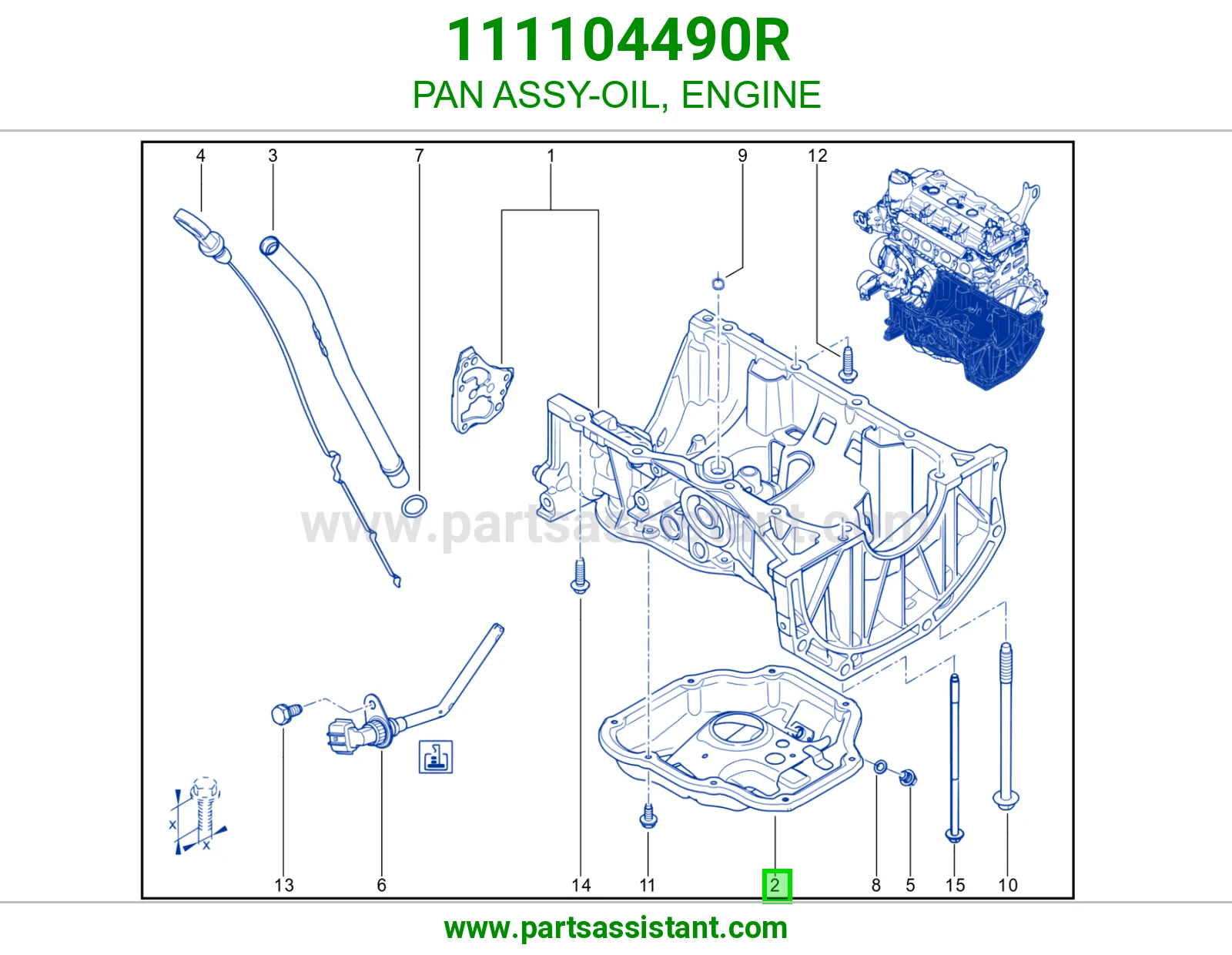 PAN ASSY-OIL, ENGINE
