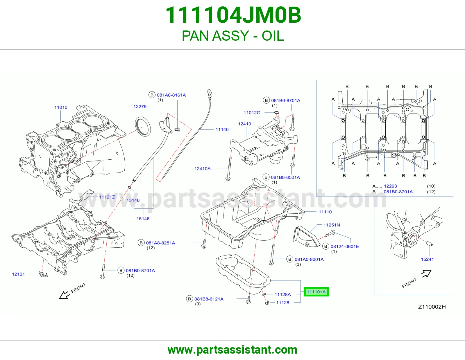 PAN ASSY - OIL