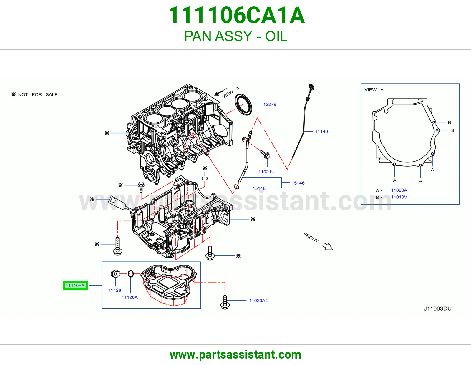 PAN ASSY - OIL