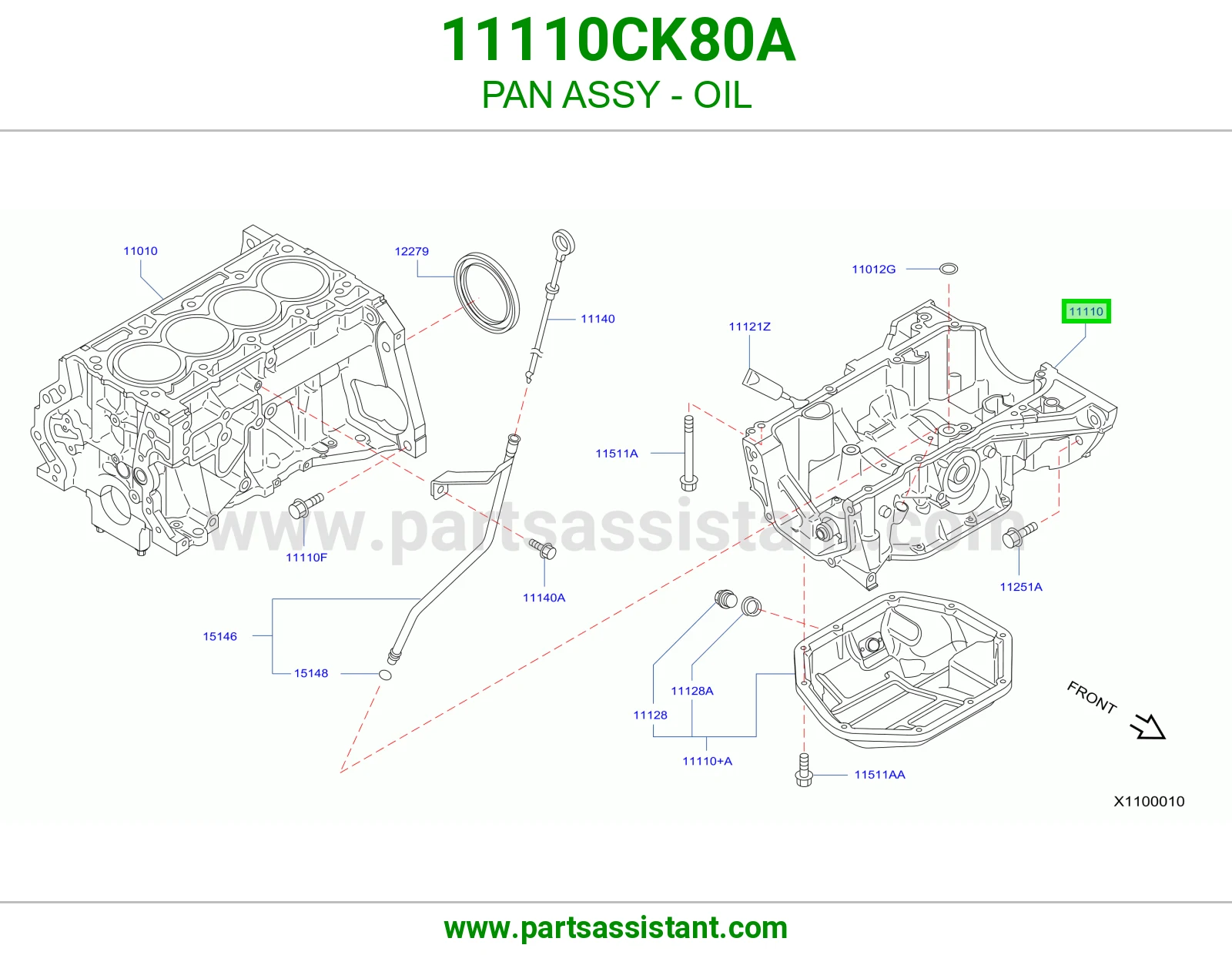 PAN ASSY - OIL