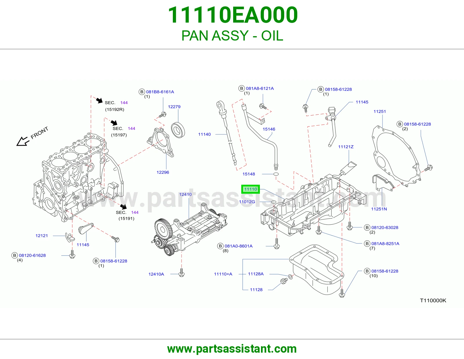 PAN ASSY - OIL