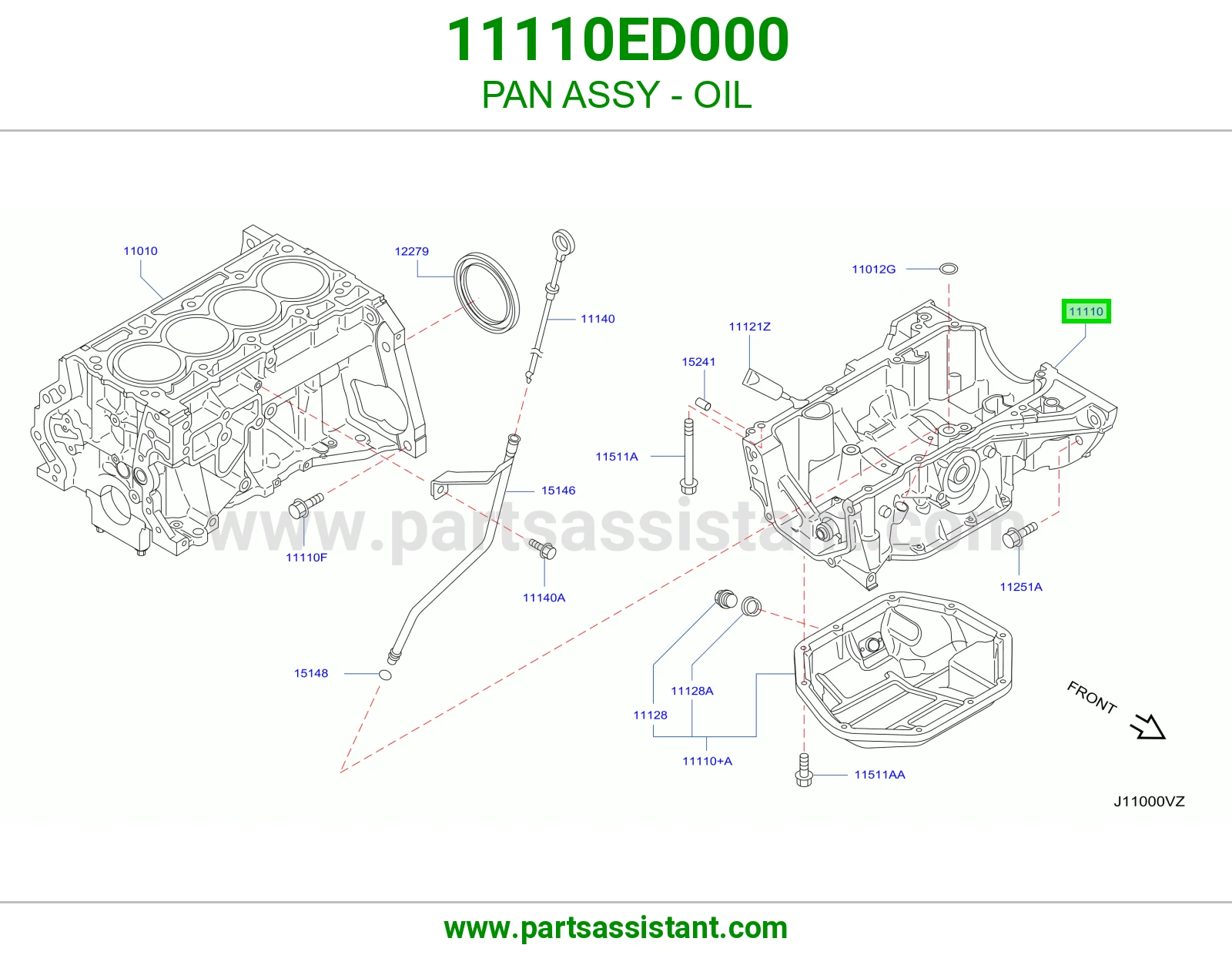 PAN ASSY - OIL