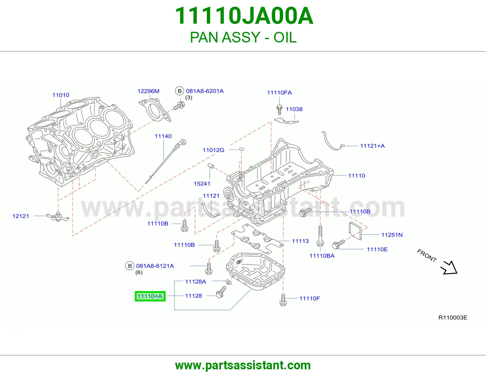 PAN ASSY - OIL