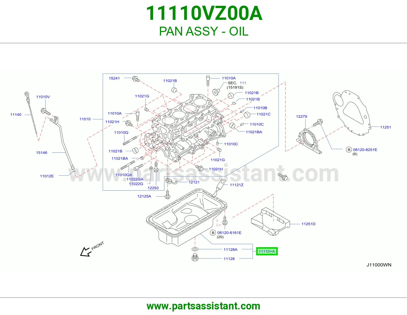PAN ASSY - OIL