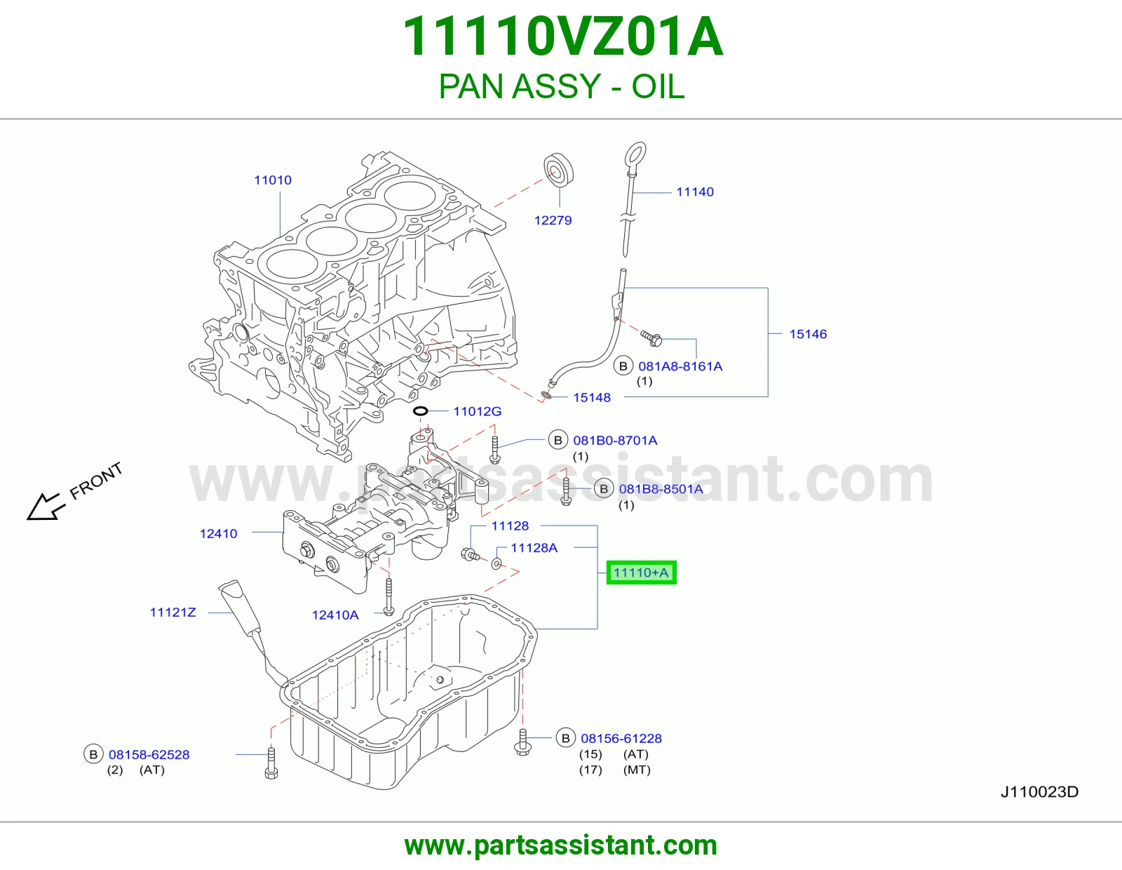 PAN ASSY - OIL