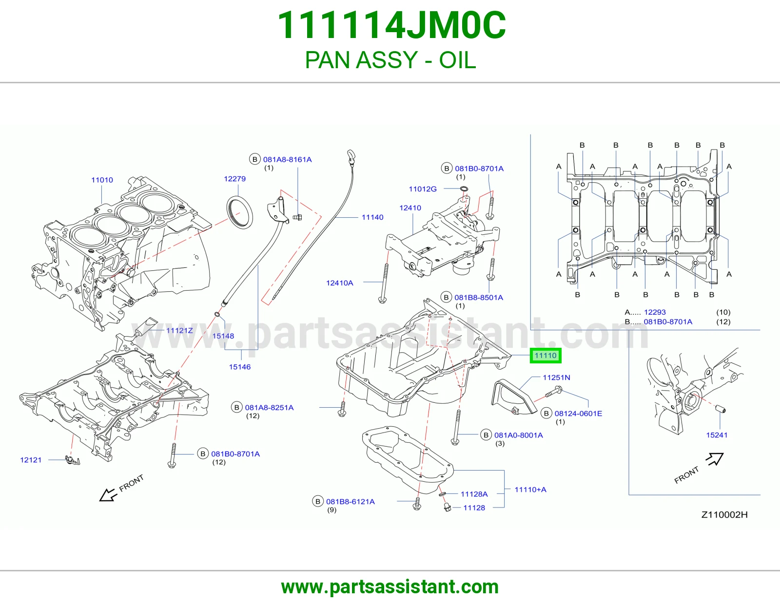 PAN ASSY - OIL