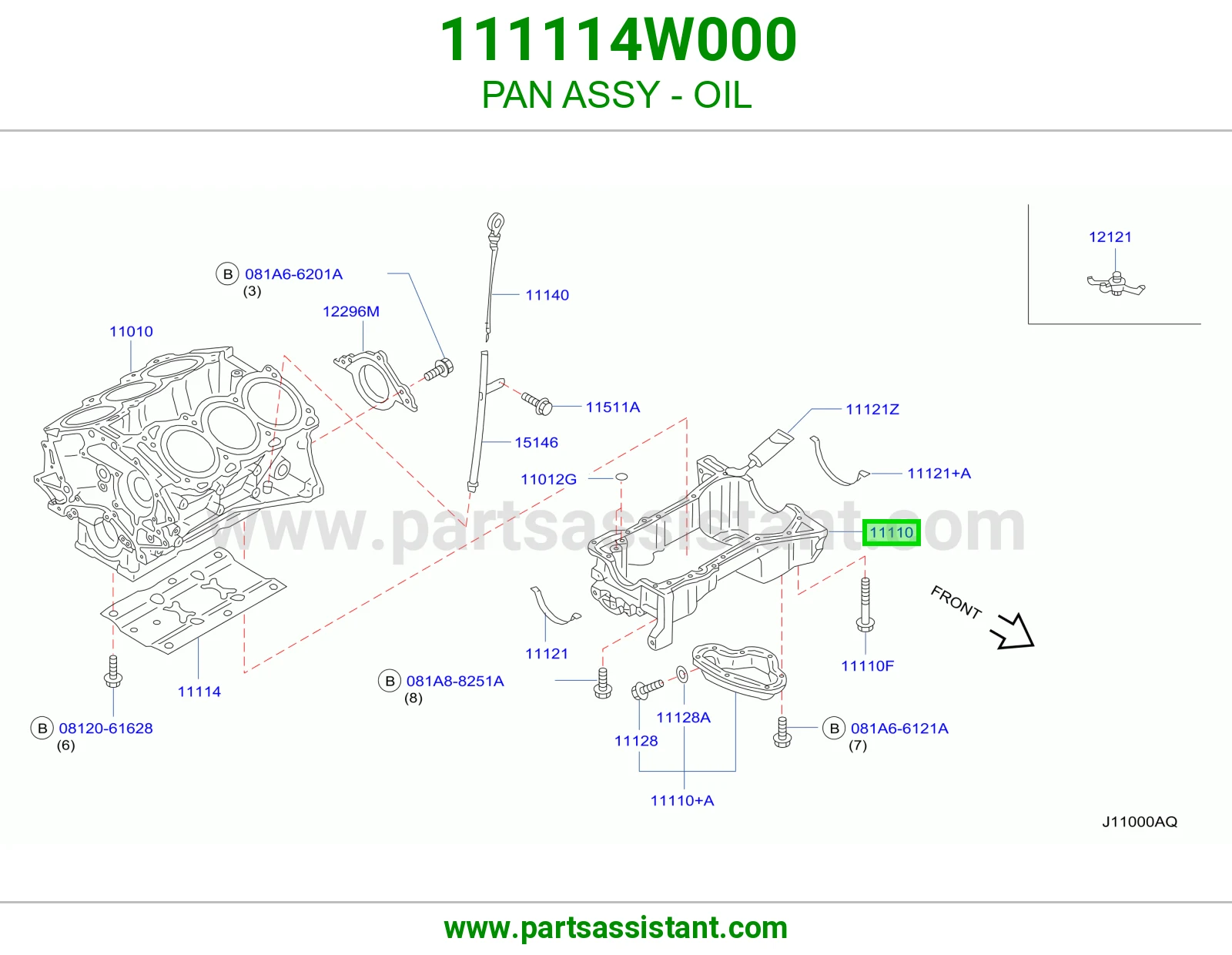 PAN ASSY - OIL