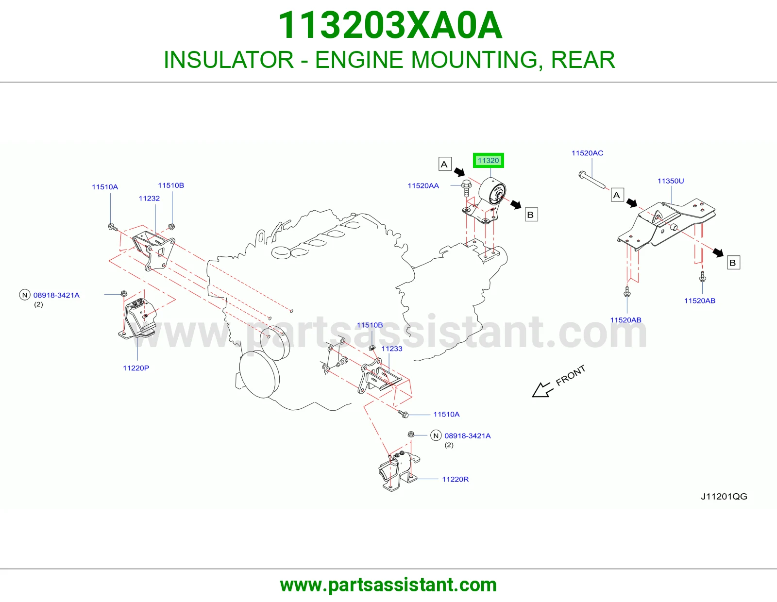 INSULATOR - ENGINE MOUNTING, REAR