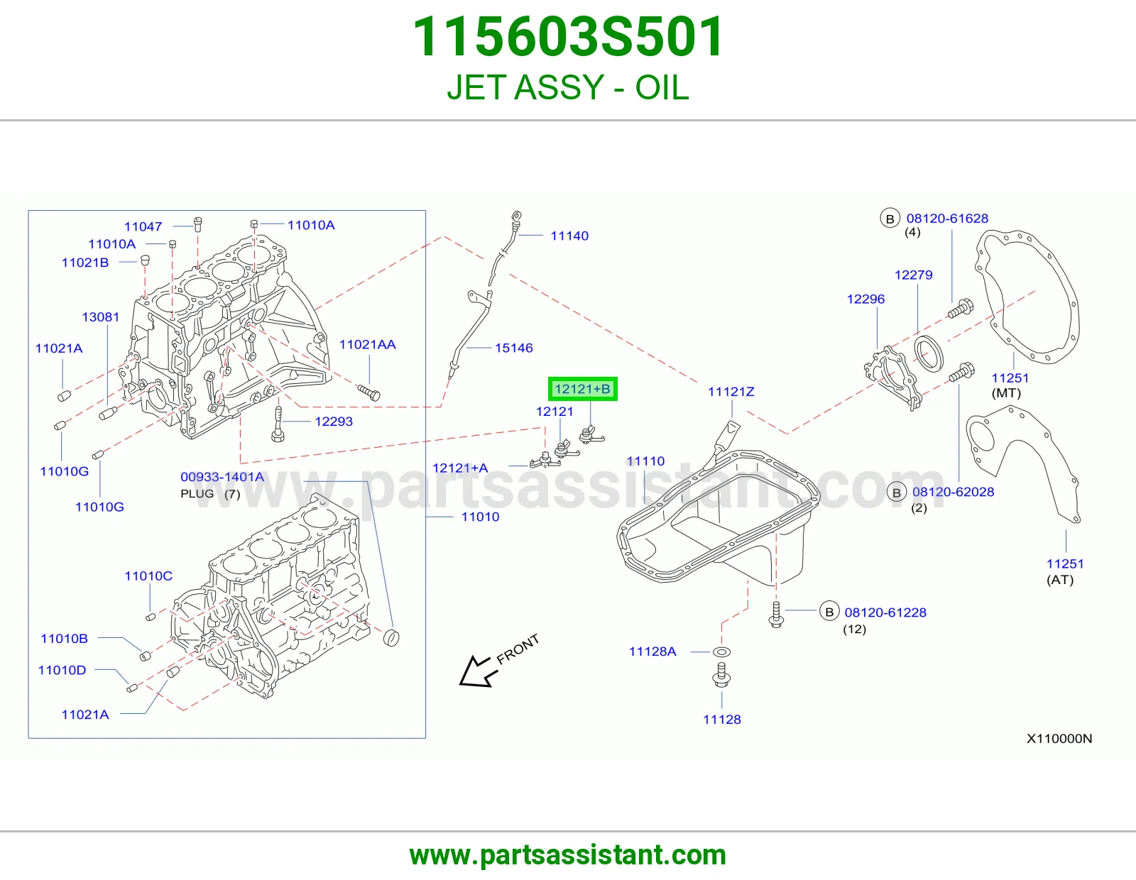 JET ASSY - OIL