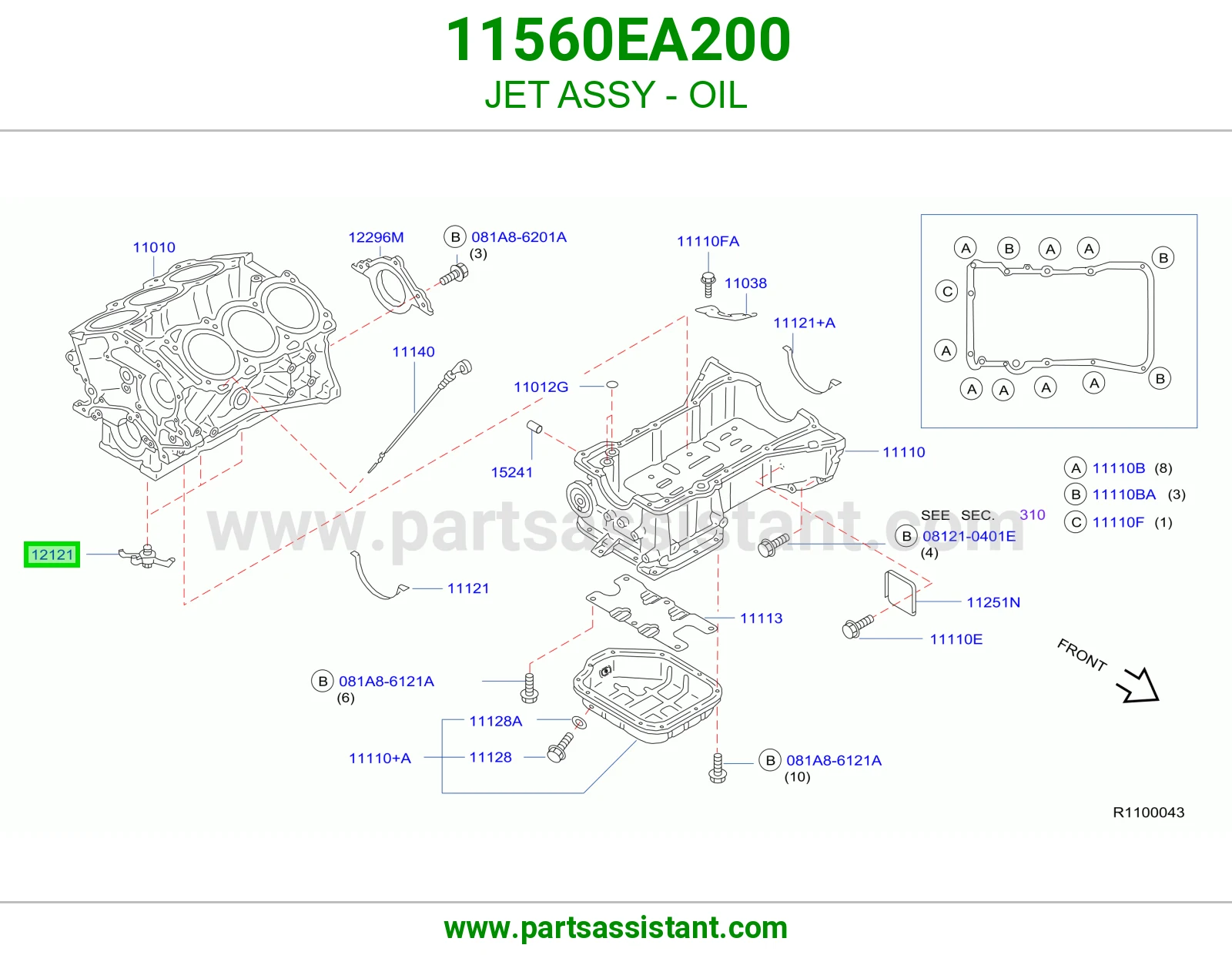 JET ASSY - OIL
