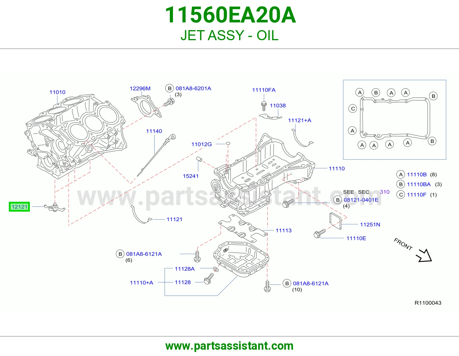 JET ASSY - OIL