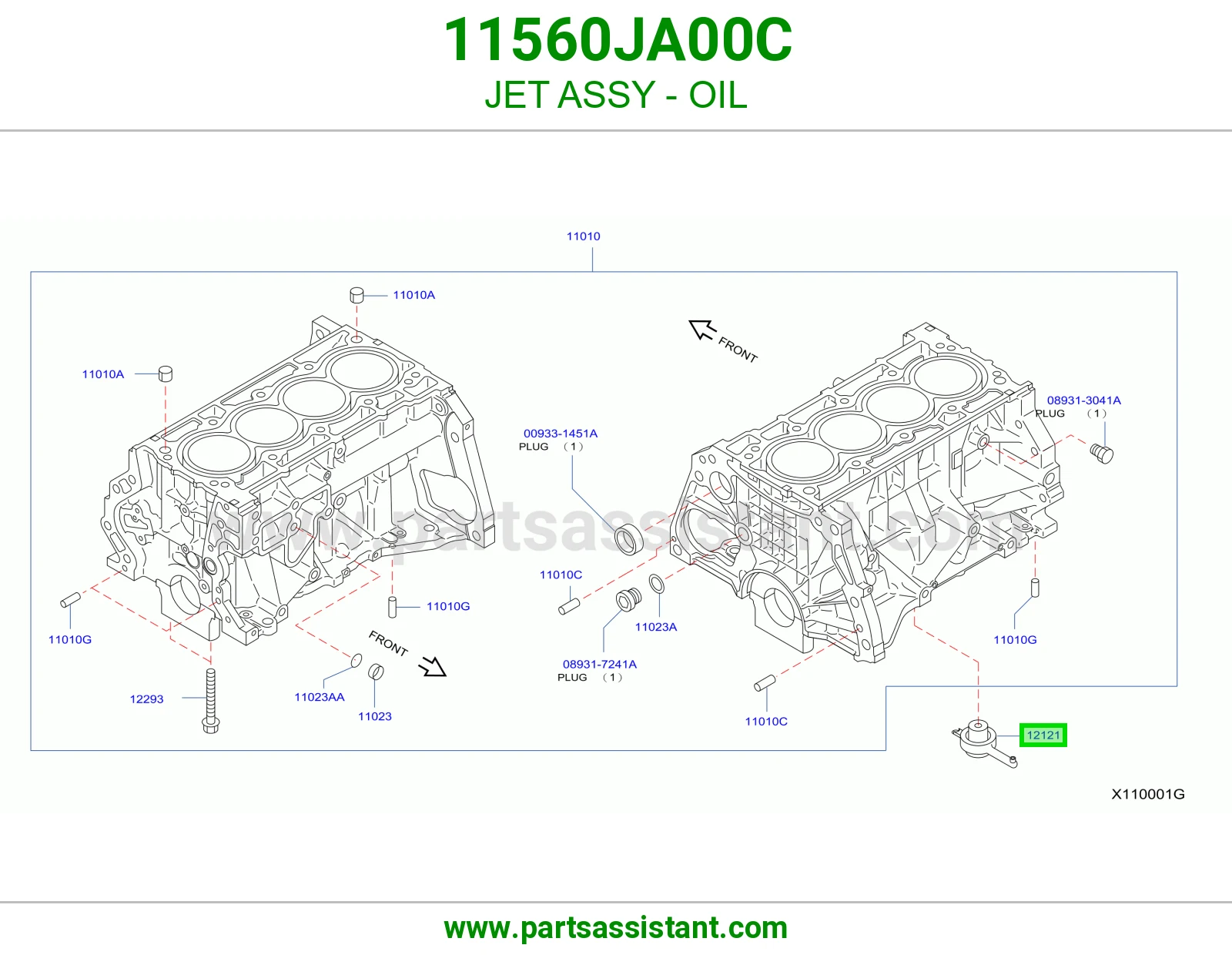 JET ASSY - OIL