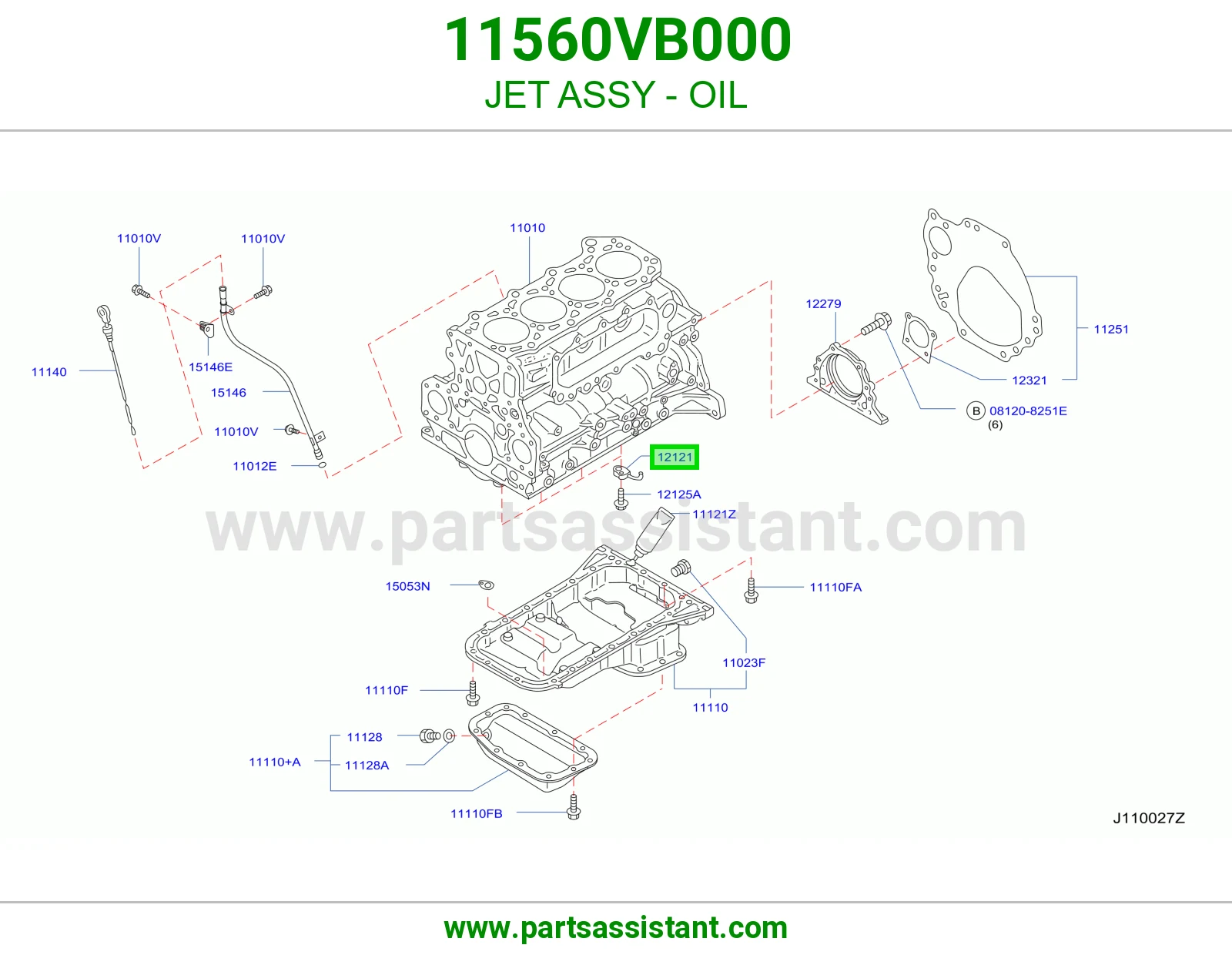 JET ASSY - OIL