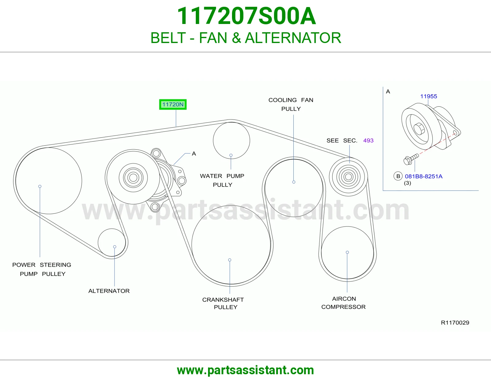 BELT - FAN & ALTERNATOR
