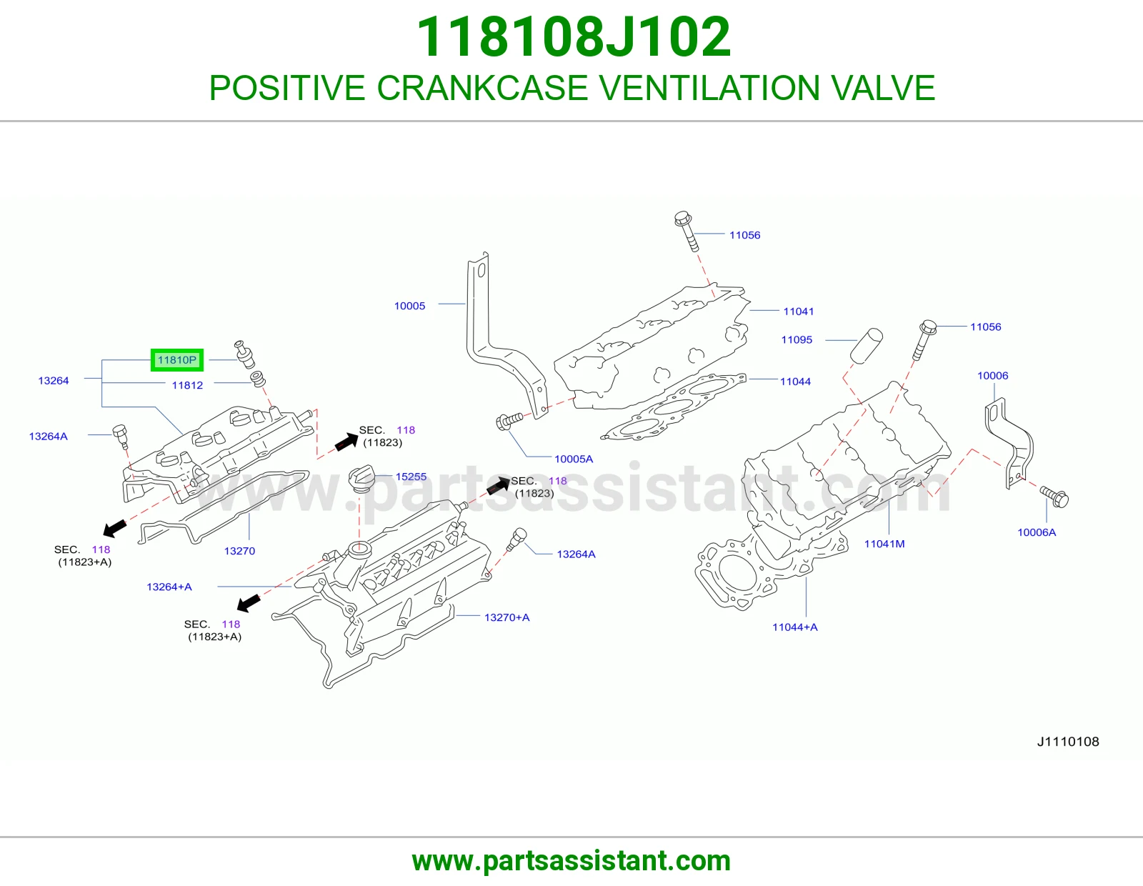 POSITIVE CRANKCASE VENTILATION VALVE