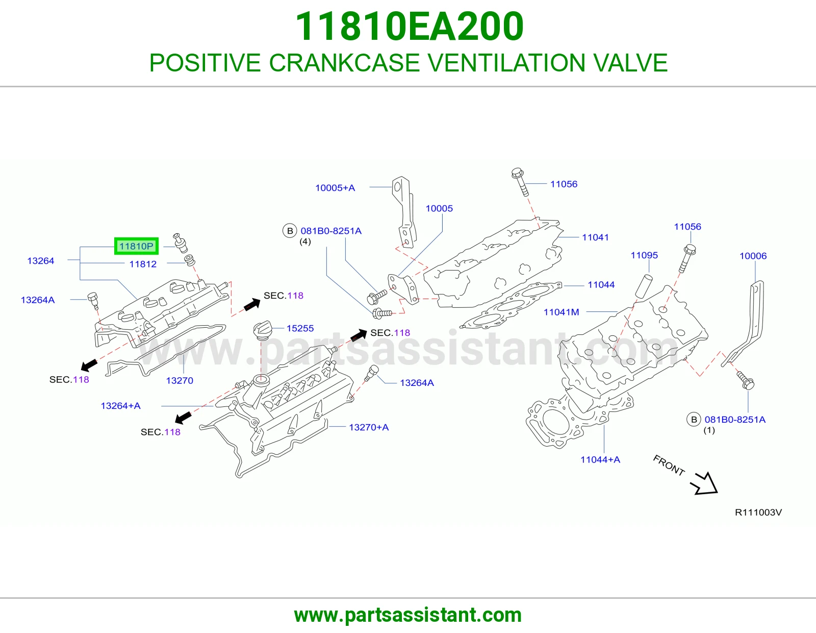 POSITIVE CRANKCASE VENTILATION VALVE
