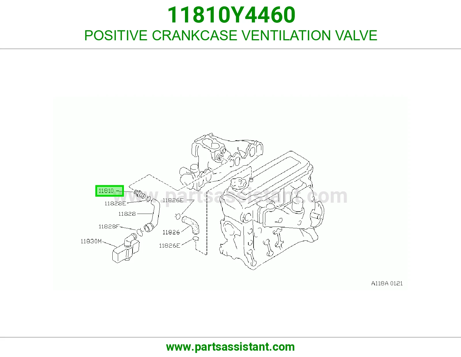 POSITIVE CRANKCASE VENTILATION VALVE