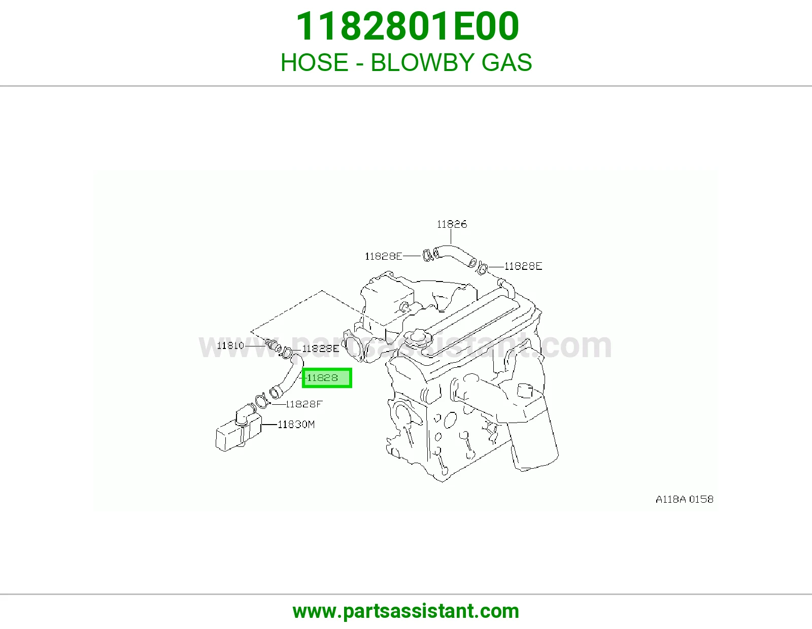 HOSE - BLOWBY GAS