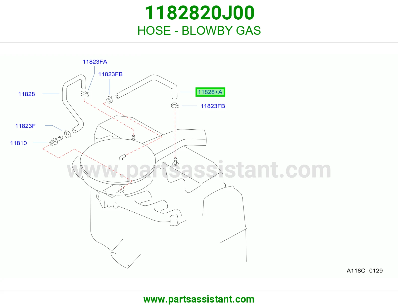 HOSE - BLOWBY GAS