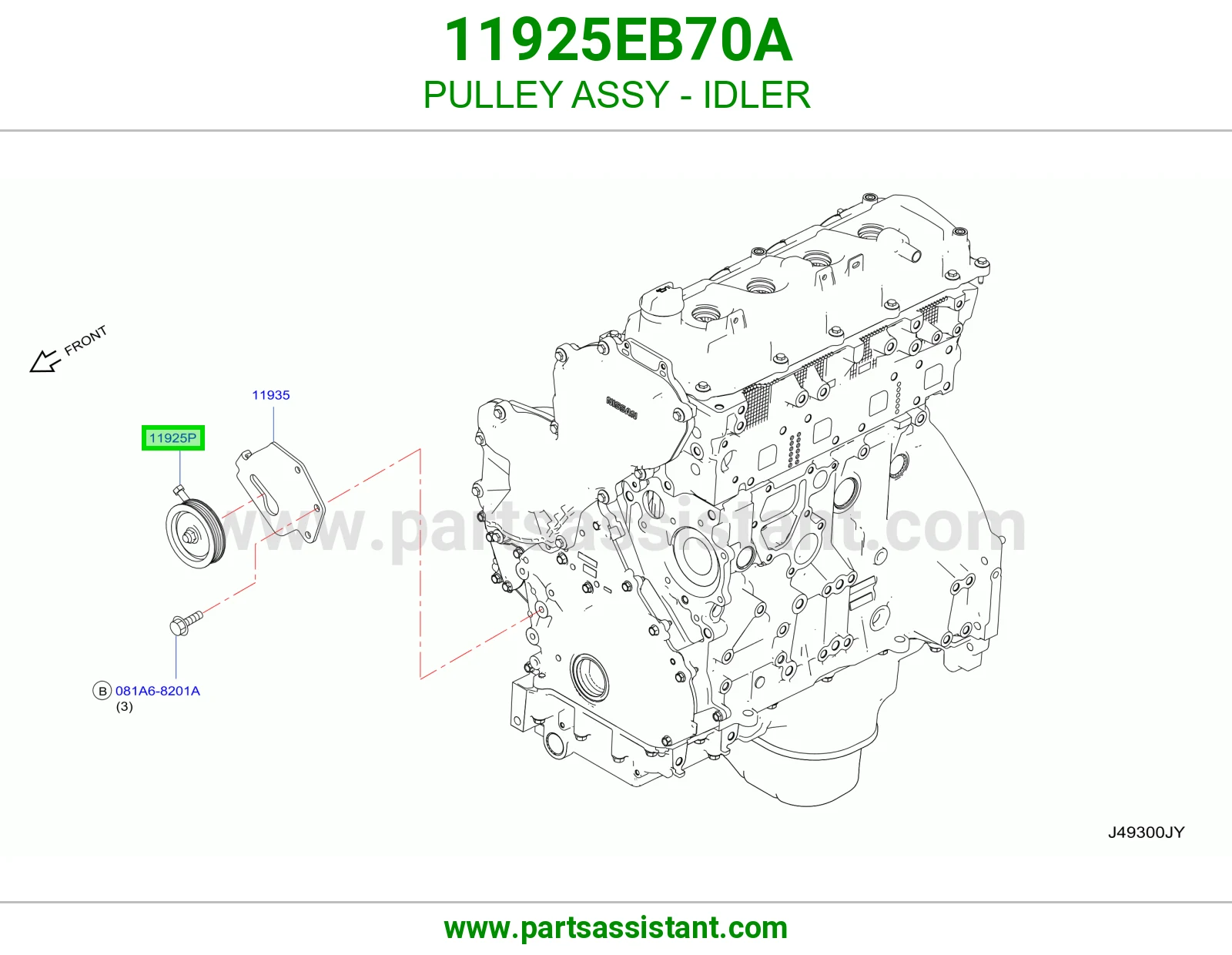PULLEY ASSY - IDLER