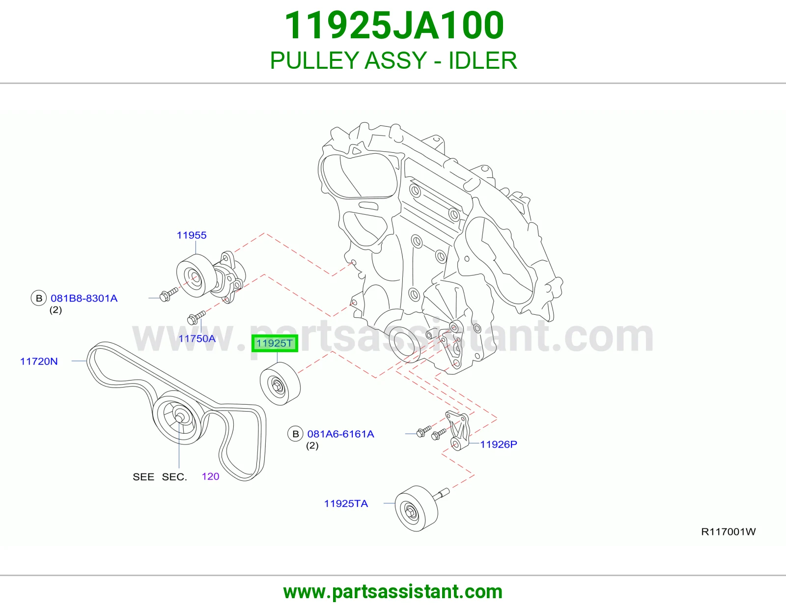 PULLEY ASSY - IDLER