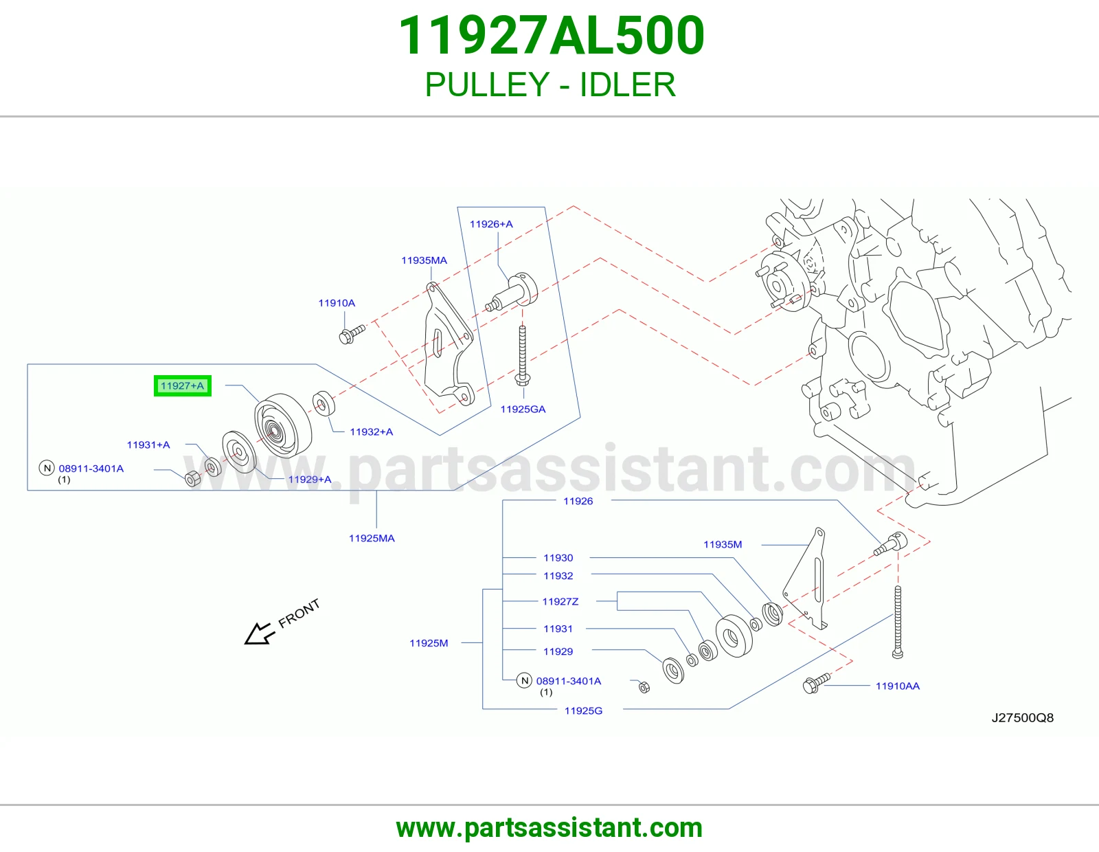 PULLEY - IDLER