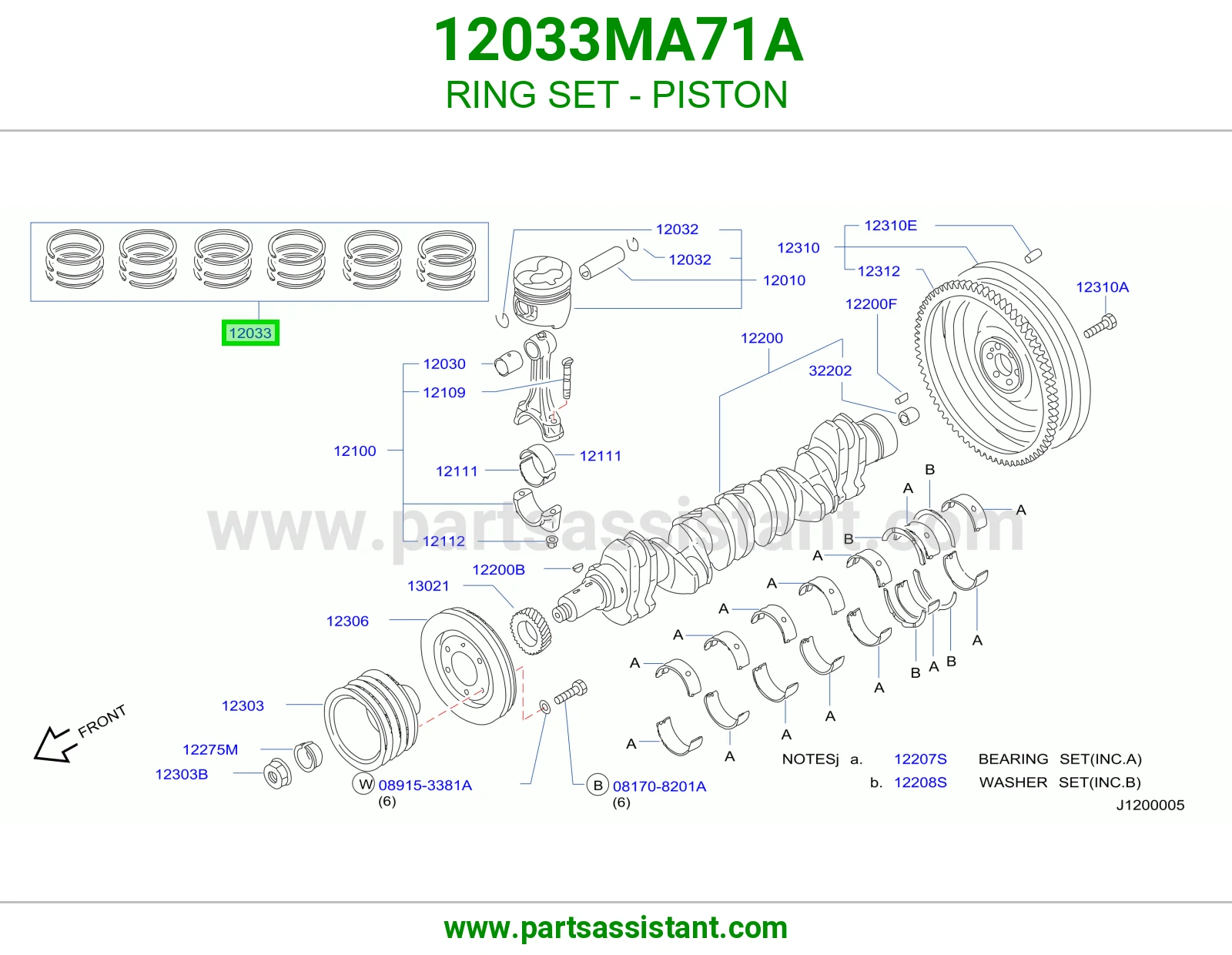 RING SET - PISTON