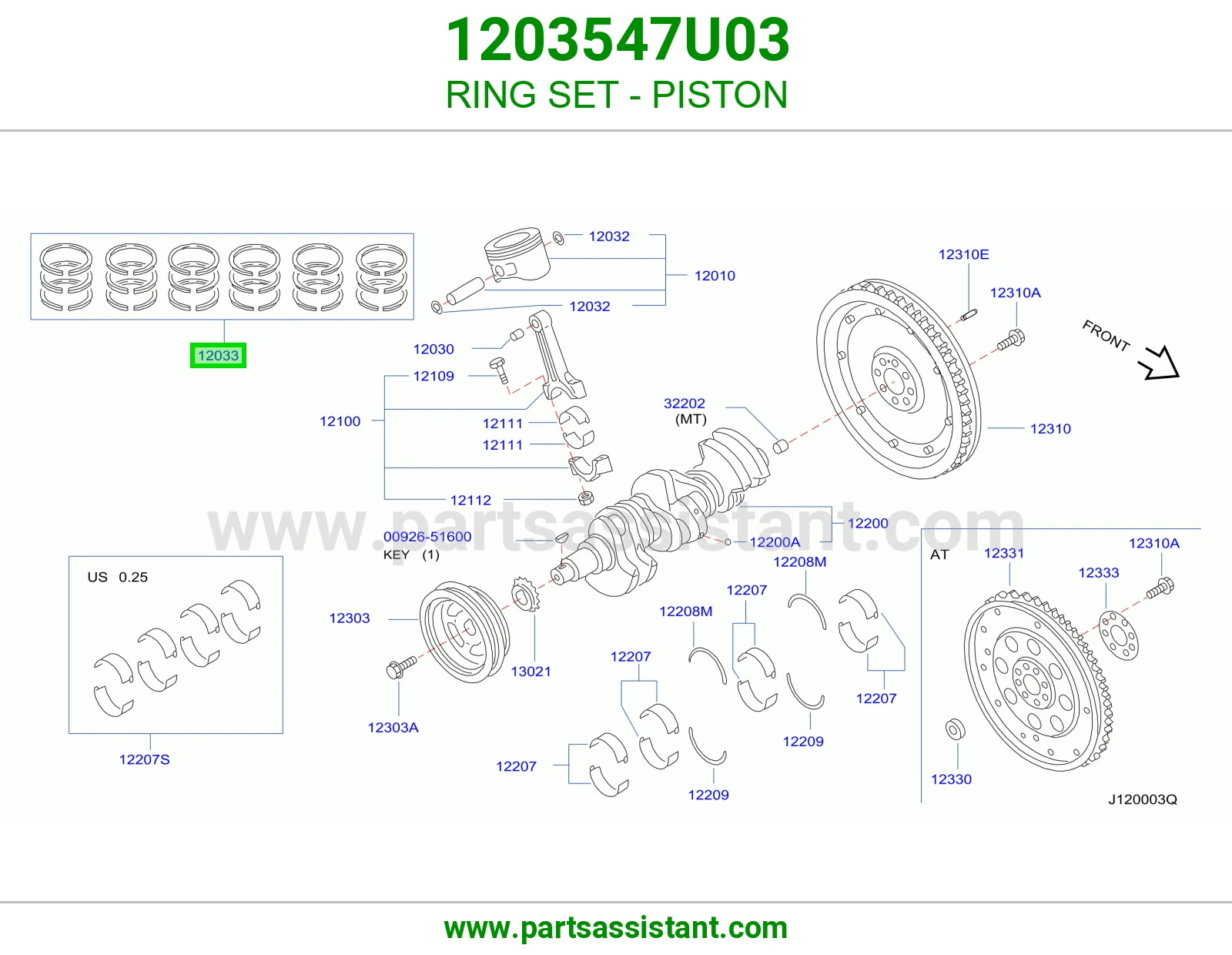 RING SET - PISTON