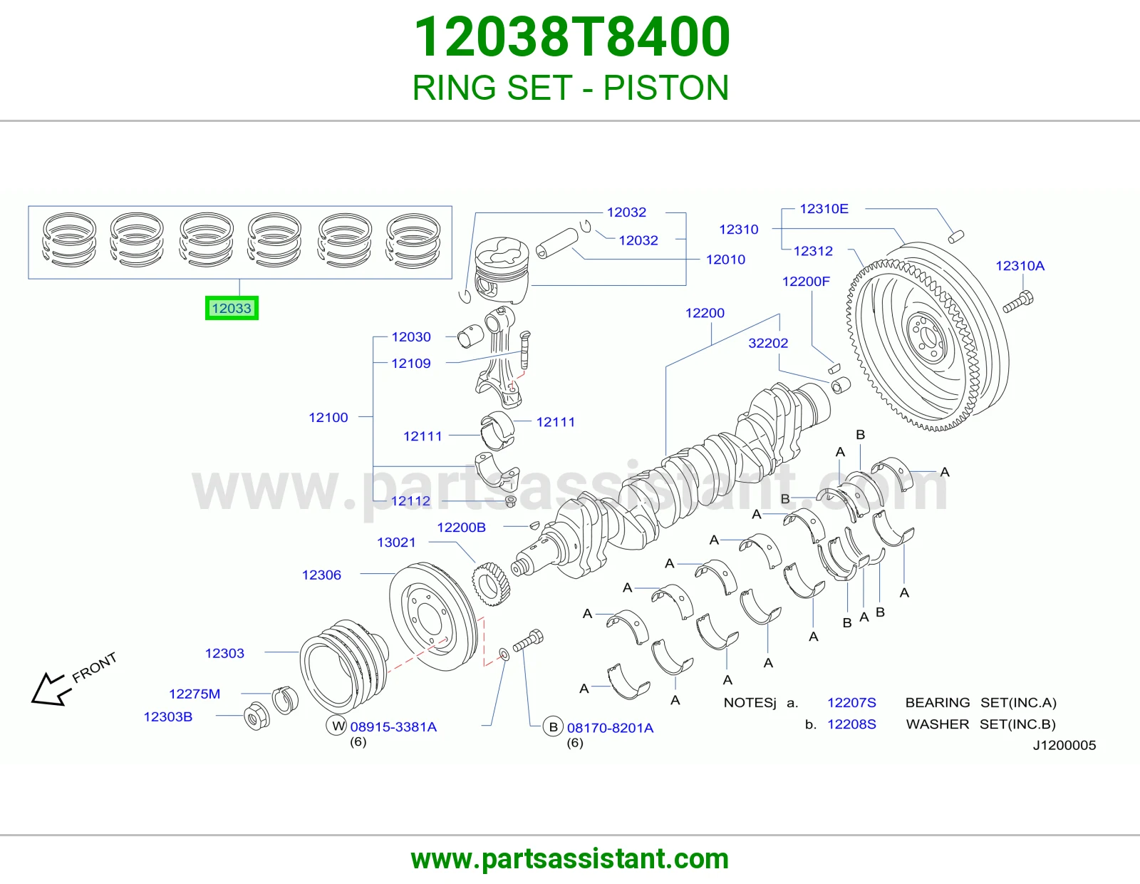 RING SET - PISTON