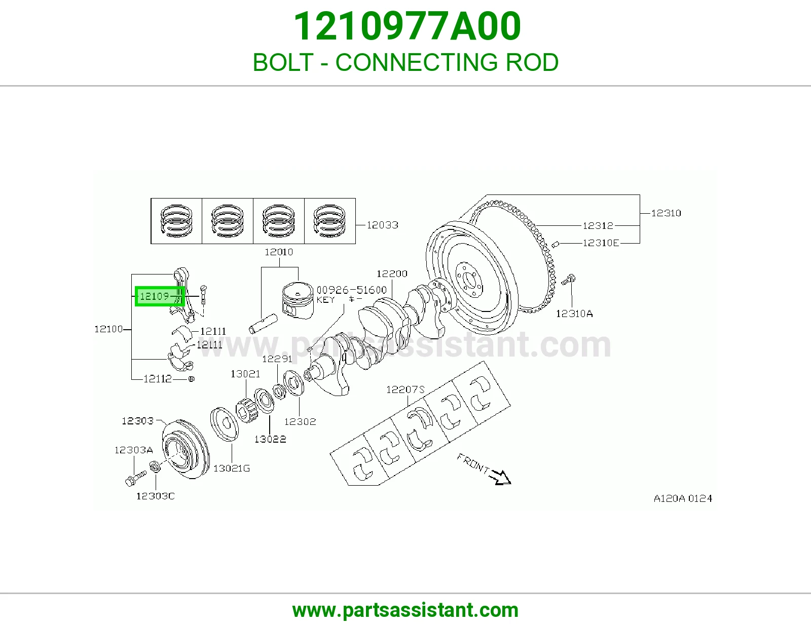 BOLT - CONNECTING ROD